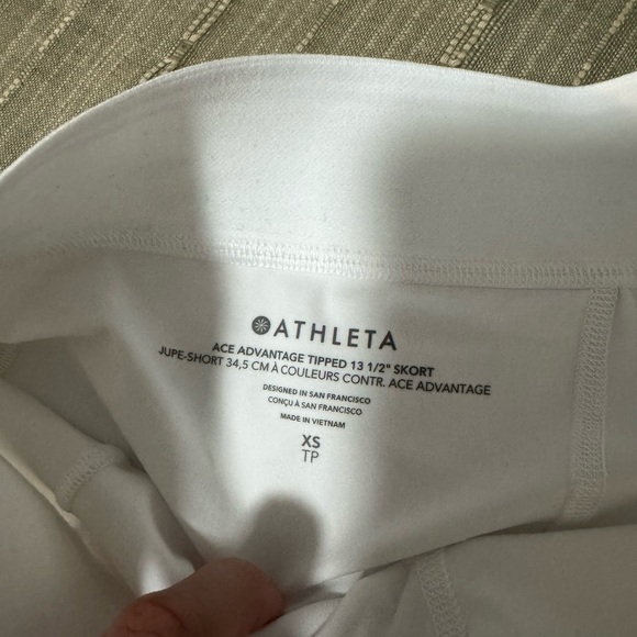 White Athleta Ace Advantage Skort - Picture 3 of 5